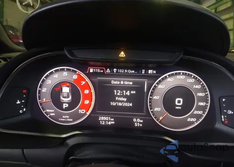 2020 Audi R8 V10 Quattro S Tronic z USA, uszkodzony, nr VIN WUAEEAFX7L7900930